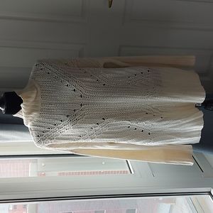 BCBGMaxAzria merino cotton cowl neck sweater